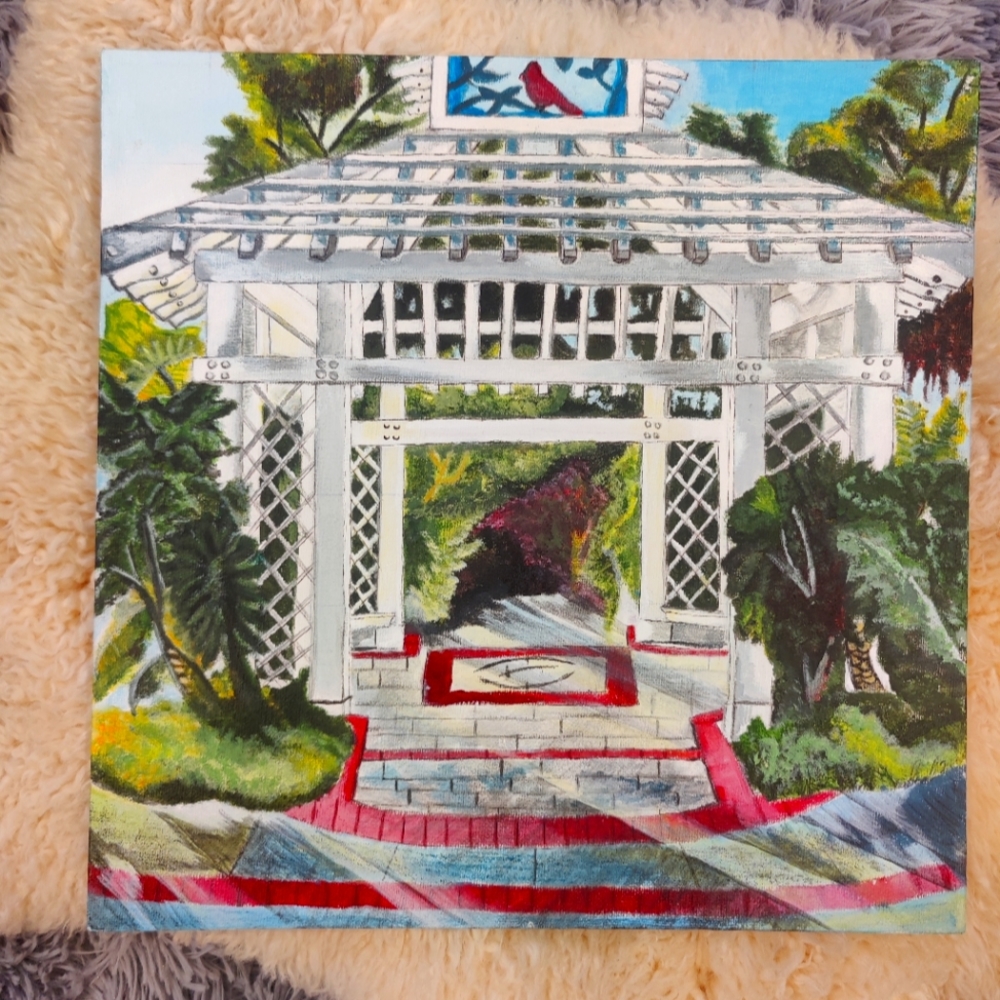 🖌️ HAND PAINTED 🖌️"Into The Forest" Original Artwork by Chantel 🌲🪴